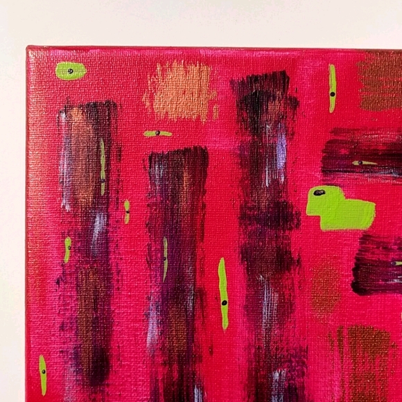 Original art abstract painting bright and beautiful! - Picture 3 of 11